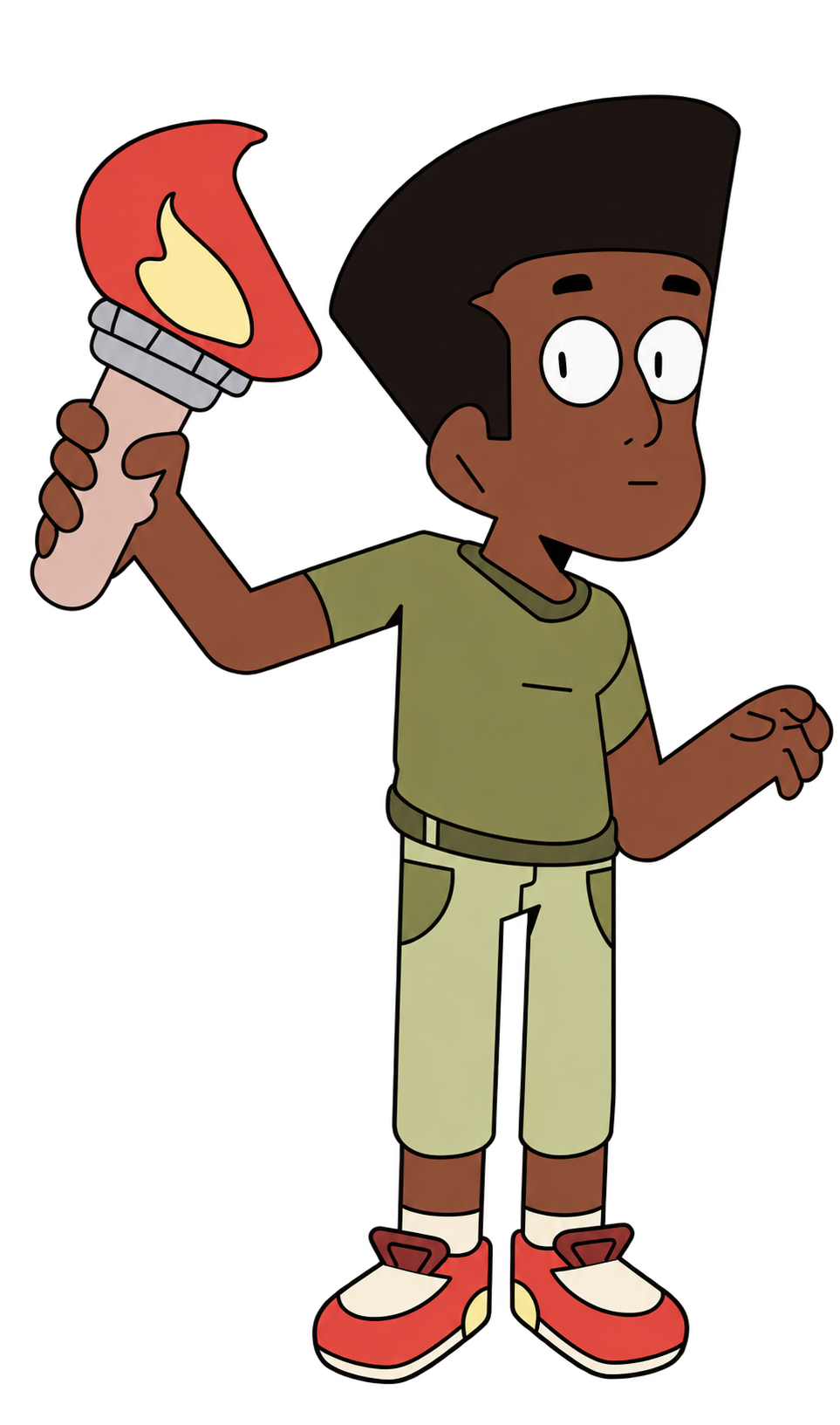 Personagem de Paulo Dicena em pé